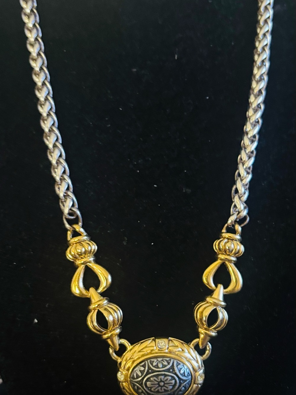 21” Gold-Tone Medallion Pendant Necklace - Women's Jewelry